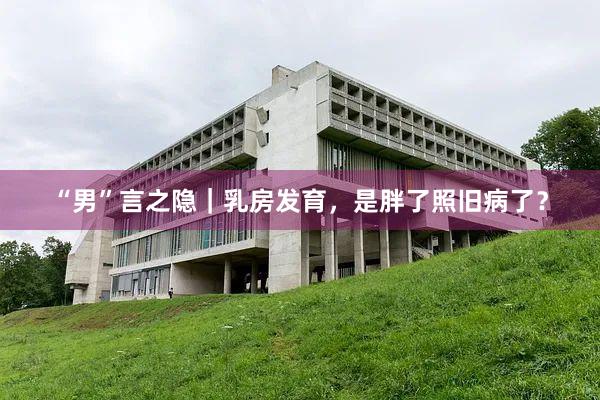 “男”言之隐｜乳房发育，是胖了照旧病了？